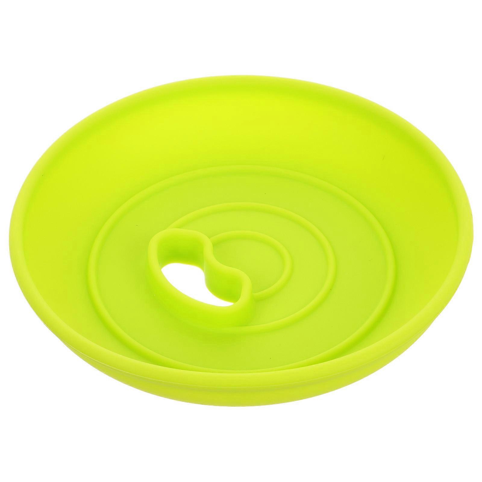Versatile Green Silicone Snack Tray for Cans Snack Serving Plate