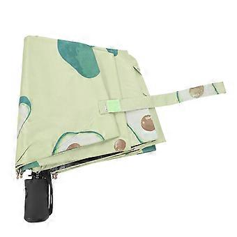 Compact Umbrella UV Protection Umbrella Sunny Days Men Women Glass Fiber 96x56cm One-touch Open/Close 1Pcs