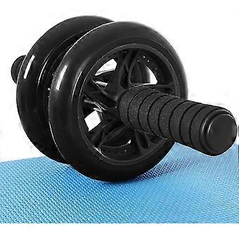 SHVY - Ruote per addominali, Ruota AB, Antiscivolo, Allenamento di forza, Allenamento fitness, Nero