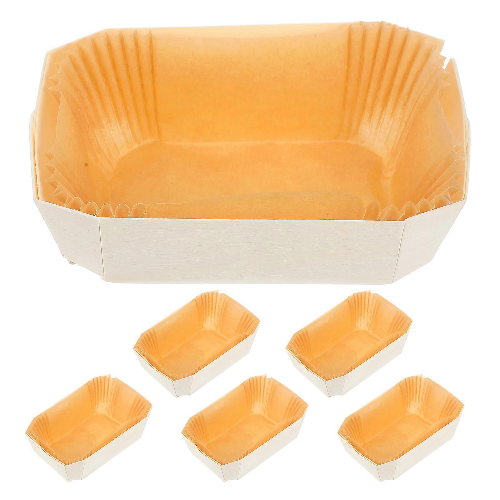 Baking Mold DIY Rectangular Kitchen Mold for Baking 6Pcs Nonstick Toast Box