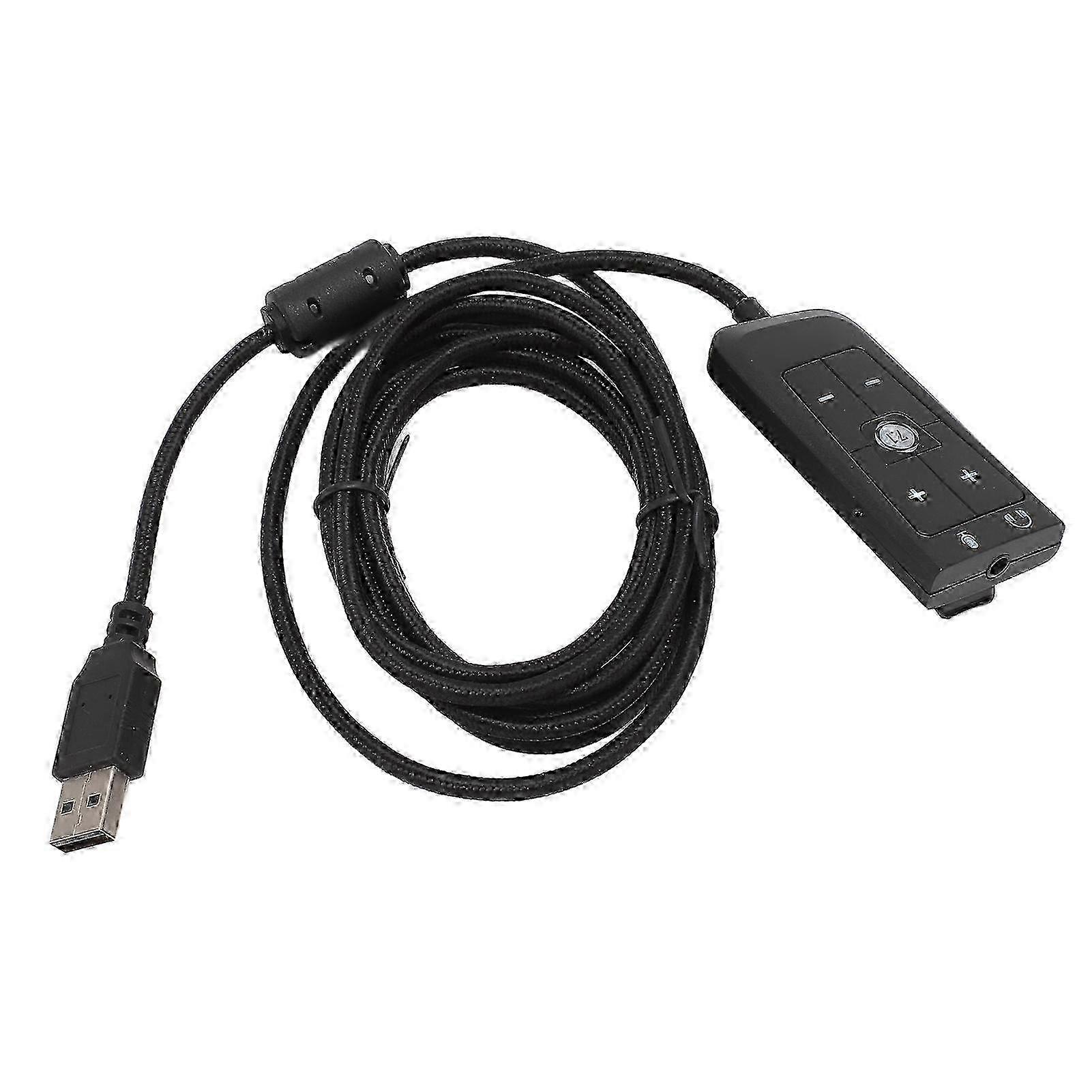External USB Sound Card for HyperX Cloud II Headphone Jack