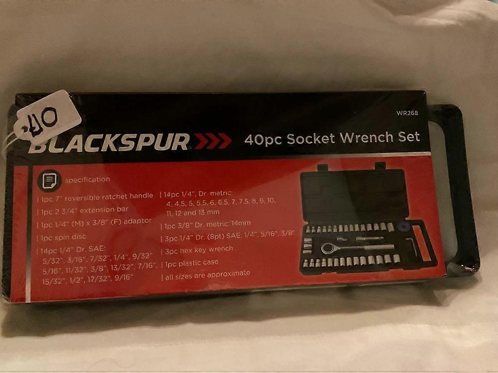 40Pc Socket Wrench Set