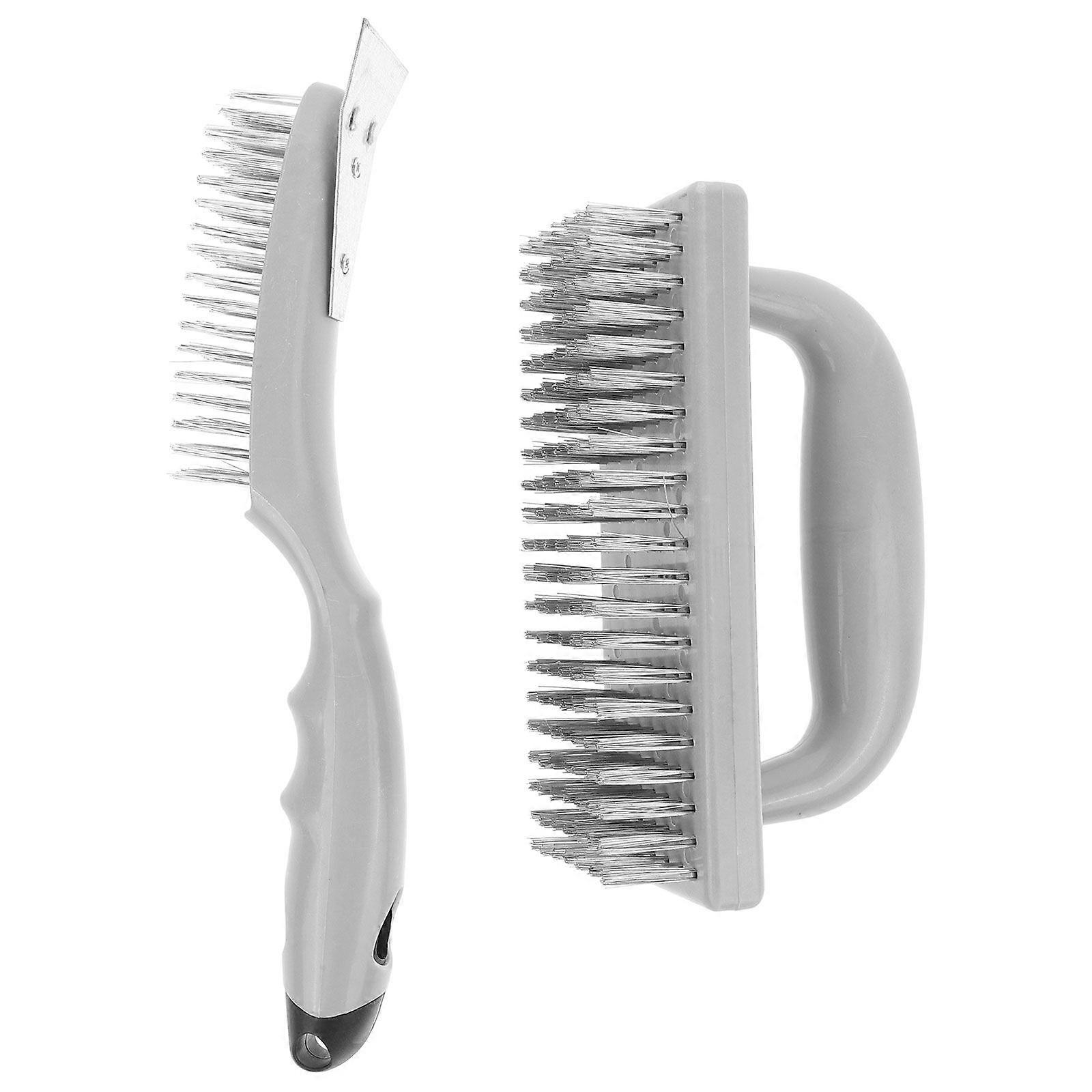 2pcs Grill BBQ Cleaning Brush Bbq Tool Cleaning Brush Multi-function Bbq Cleaning Brush
