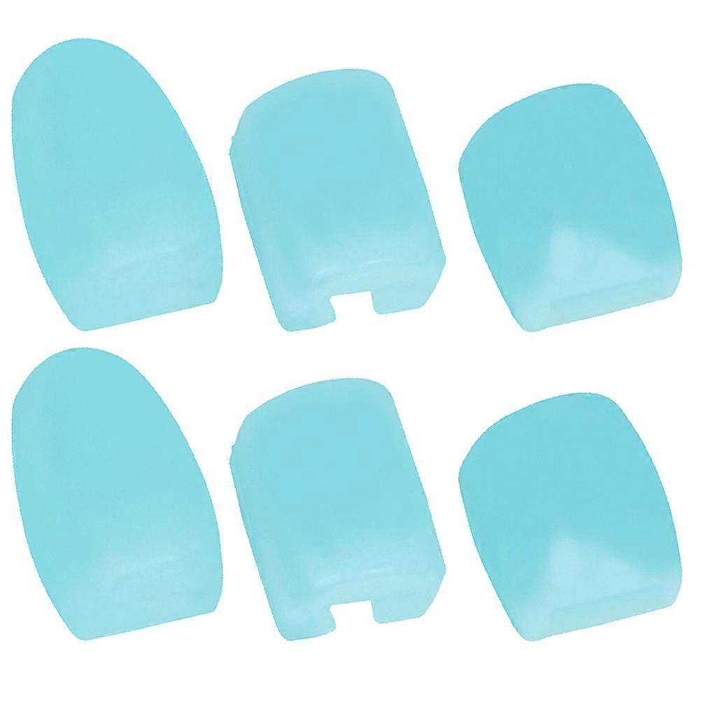 6pcs  Sax Side Button Silicone Heightening Risers Instruments Saxophone Accessories