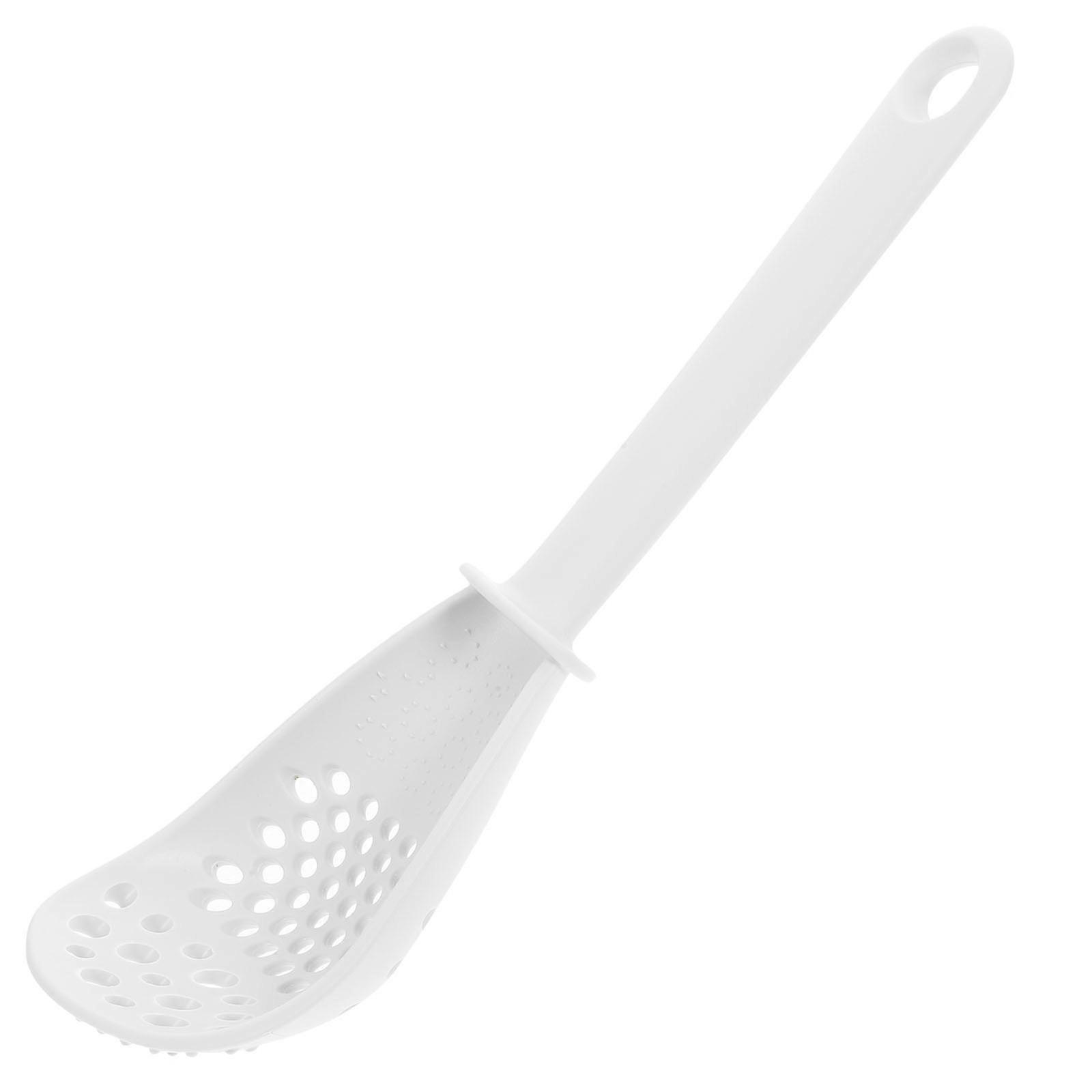 Plastic Grinder Colander Multi-function Cooking Grinding Spoon Skimmer Scoop