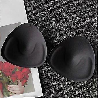 Unsichtbare dreieckige Push-up-BH-Einlagen aus Schwamm für Damen, sexy Einlagen für Unterwäsche, Badeanzug, Bikini, Brustvergrößerung, Brustkörbchen