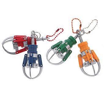Miniaturowe zawieszki do kluczy z pazurami do dekoracji, 4 szt., stop, różne kolory