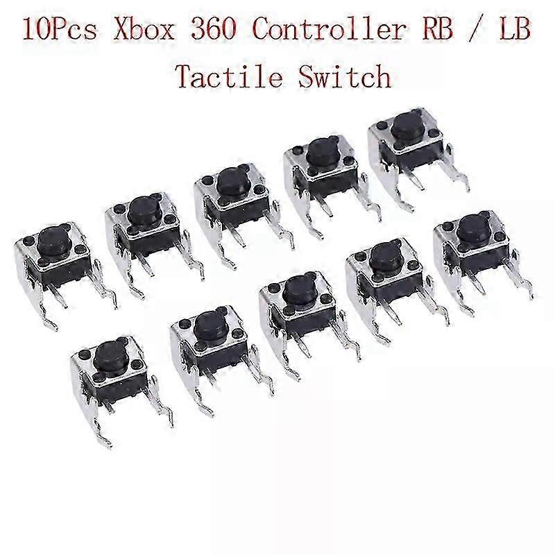 10Pcs RB / LB bumper button tactile switch Fit For  Xbox One Xbox 360 controller