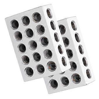 1 paar 1-2-3 blokken 23 gaten aangepast 0,0002 in machinist 123 jig ultra nauwkeurigheid industriële levering