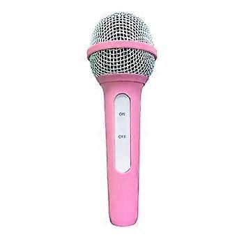 Microphone Model Lightweight Simulated Plastic Fake Microphone for Singing Speaking Training Cosplay Photography