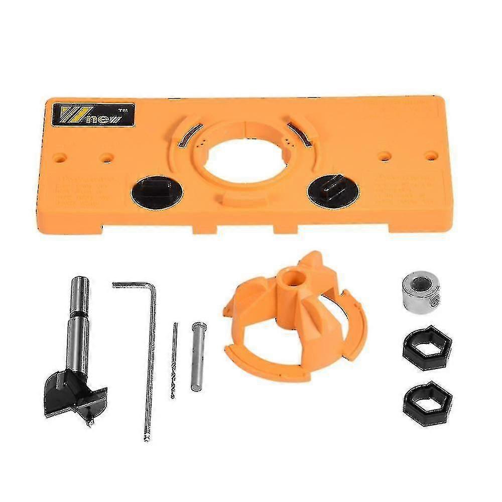 Hinge Jig Boring Hole Drill Guide Set