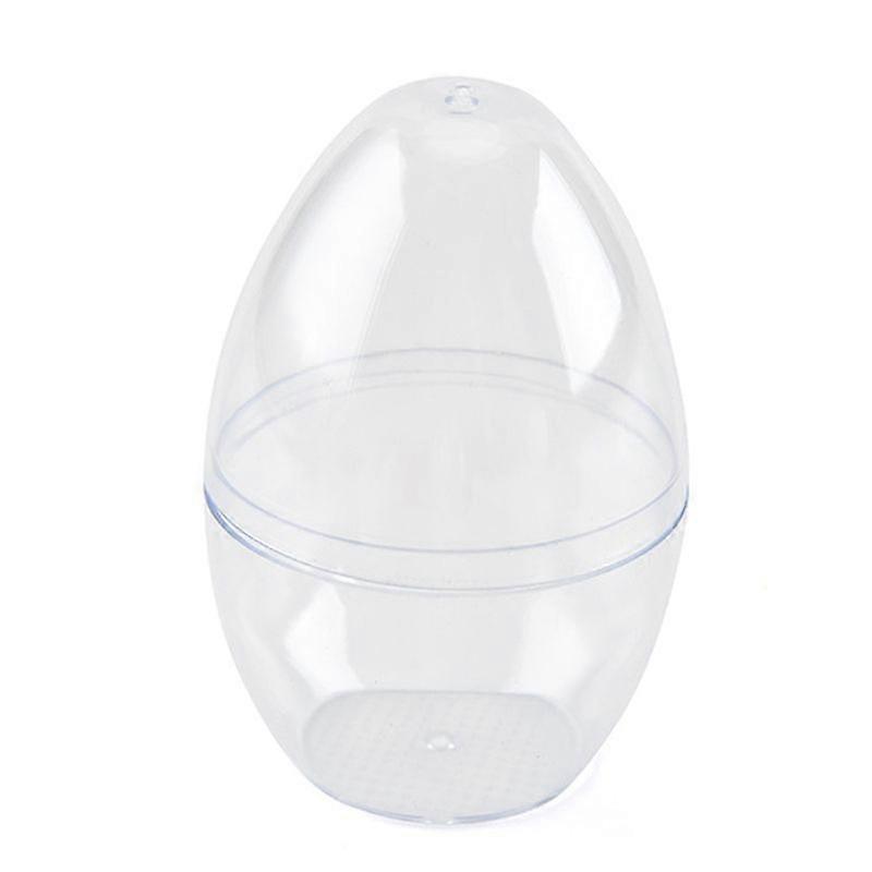 Transparent Egg Shape Makeup Powder Puff Sponge Empty Container Storage Box KAESI