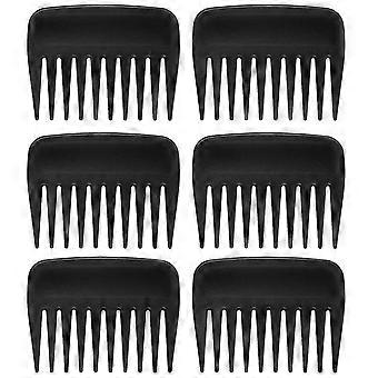 Pentes de Palma, Mini Escova, Pentes de Desembaraçar Dentes Largos, Pentes de Viagem de Bolso para Homens Mulheres Cabelo Cacheado 6 Peças