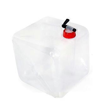 Collapsible Water Container 22x22cm Durable Foldable Carrier for Camping Hiking and Outdoor Activities