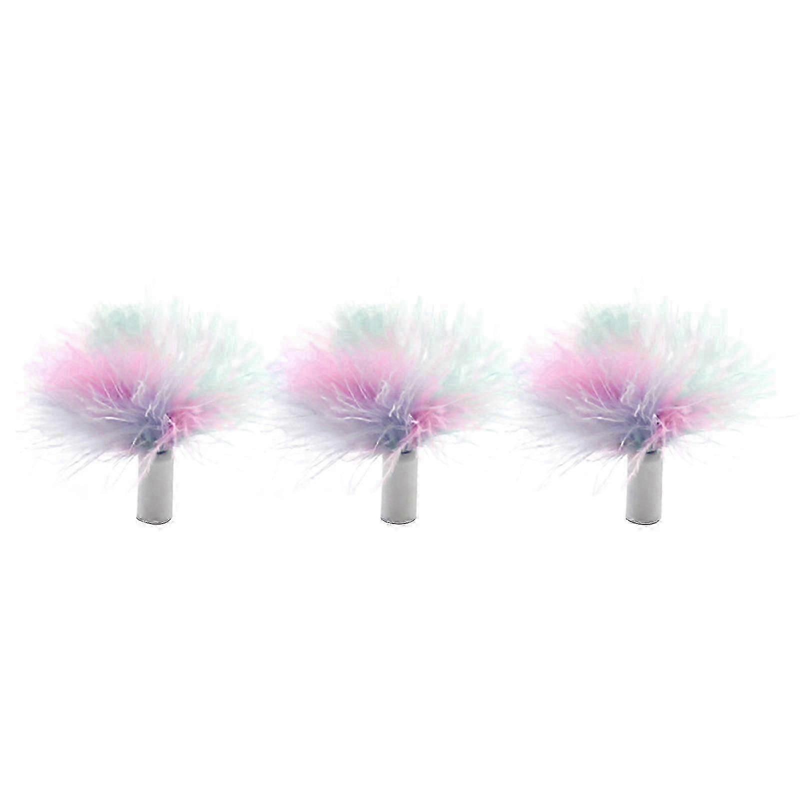 3 Packs Replacement Feather for Interactive for Cat Kitten Electronic Automatic