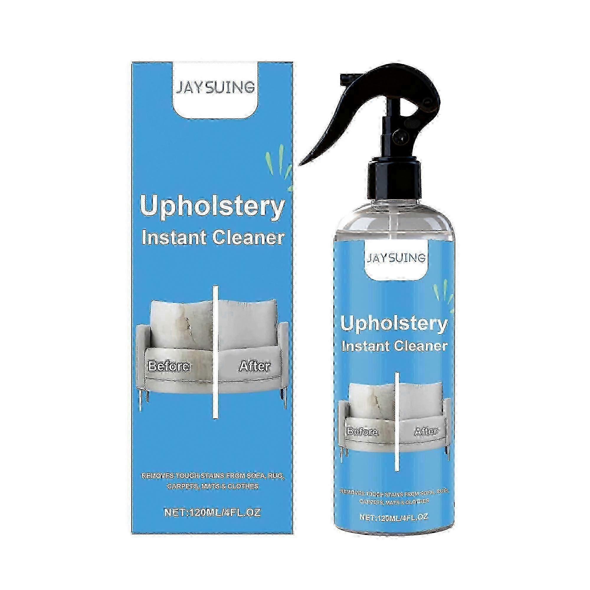 Spray de limpeza rápida para tecidos de roupas e sofás.