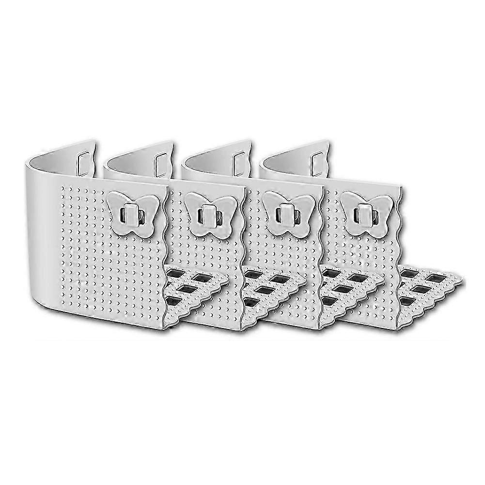 Bed Sheet Holder Clips for Thin Sheets Grey