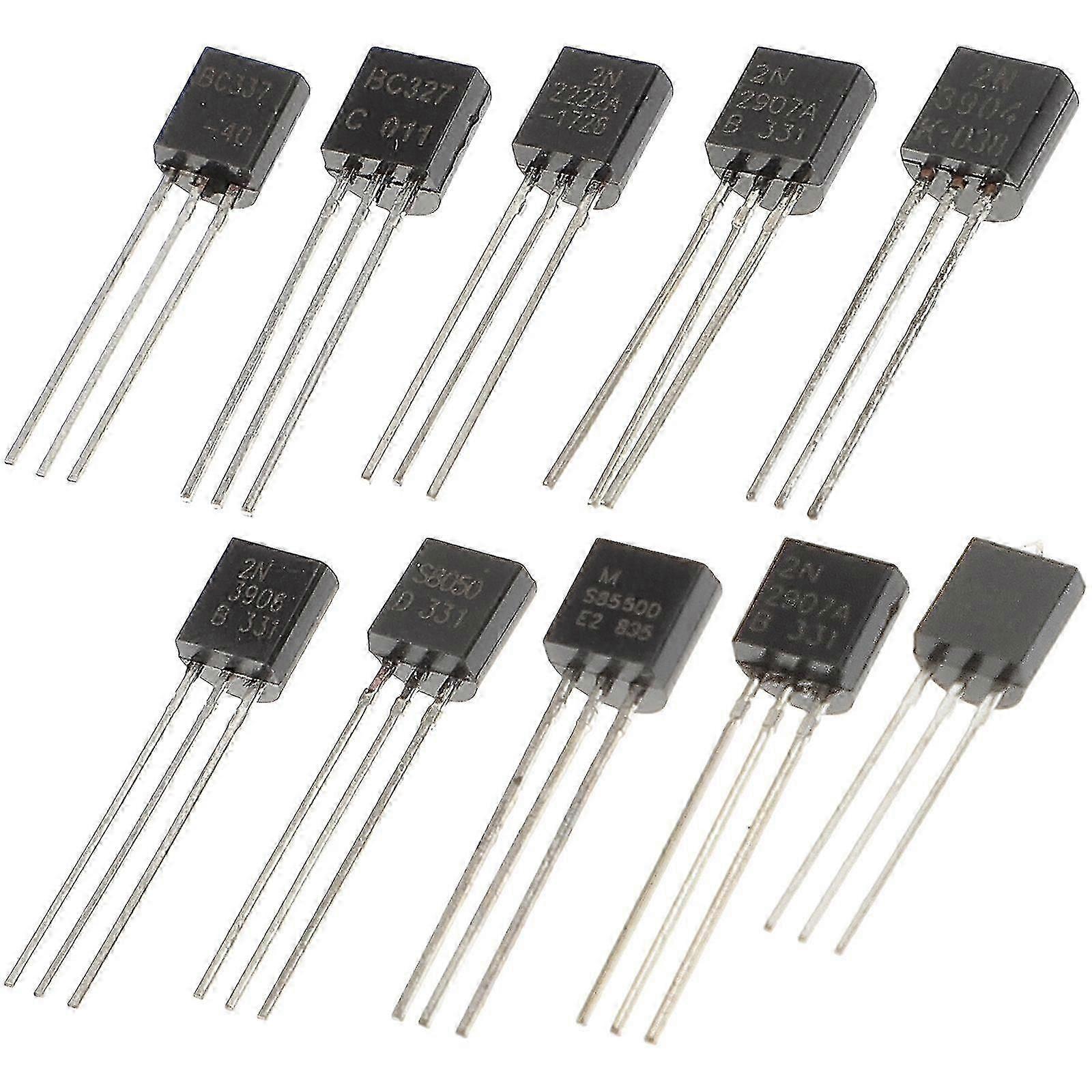 200pcs Electronic Components Transistor Kit Assortment Transistors Triode Transistors