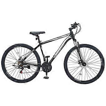 Mountainbike, 29 inch MTB-fiets met voorvering, 21 versnellingen SHIMANO Twist Shifting, Comfortzadel, Dubbele schijfremmen