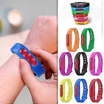 5PCS Anti Mosquito Bracelets for Kids Adults for Camping Fishing Travel Use