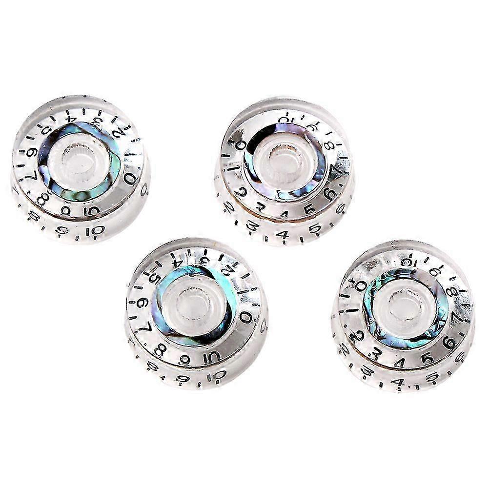 4PCS Epiphone Style Round Guitar Knobs Volume Tone Control Rotary Knobs Electric Guitar Parts Replacement GD43