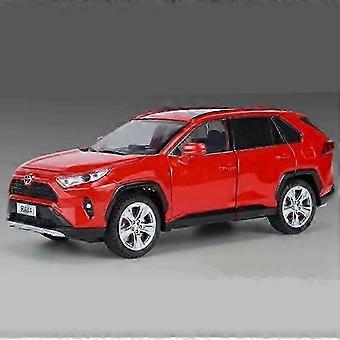 2025 Último modelo 1:24 Toyota RAV4 SUV Alloy Car Model Die-cast Metal Toy Car Model So