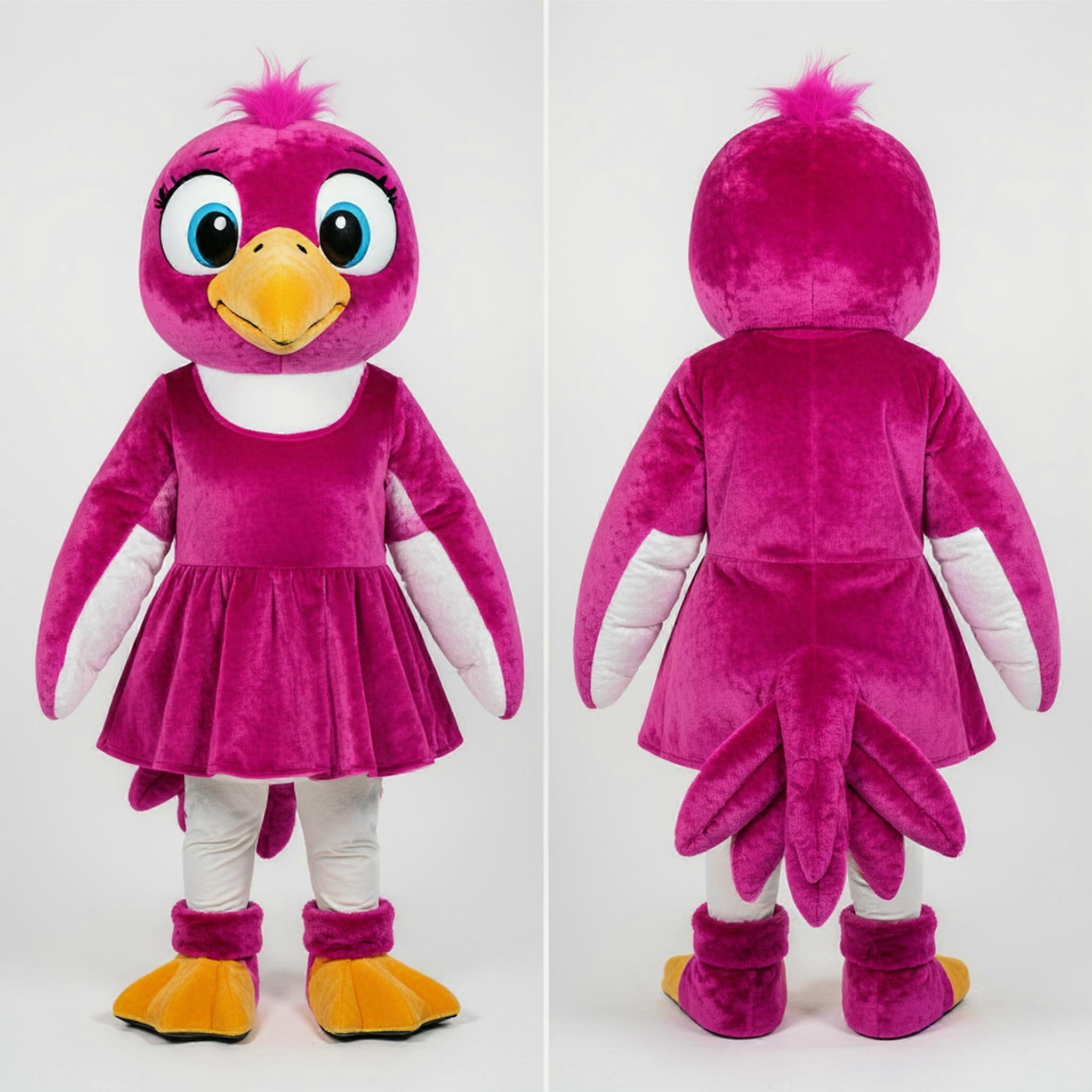 MASTICOT Magenta Feathered Albatross Mascot