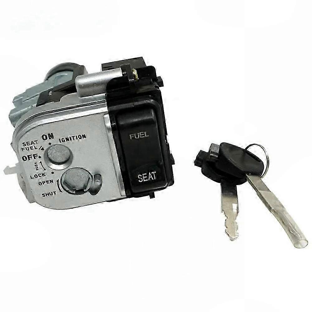 Replacement Motorcycle Locking Ignition Switch Barrel with 2 Keys Compatible with LEAD SH Mode SH150 PCX