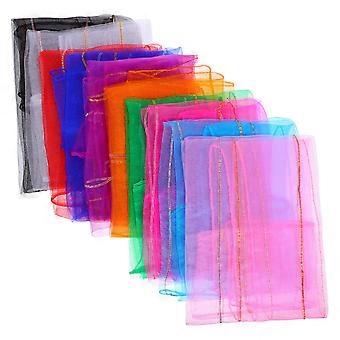 Dancing Scarves for Kids Play 40Pcs Soft Chiffon Multicolor Toddler Scarf