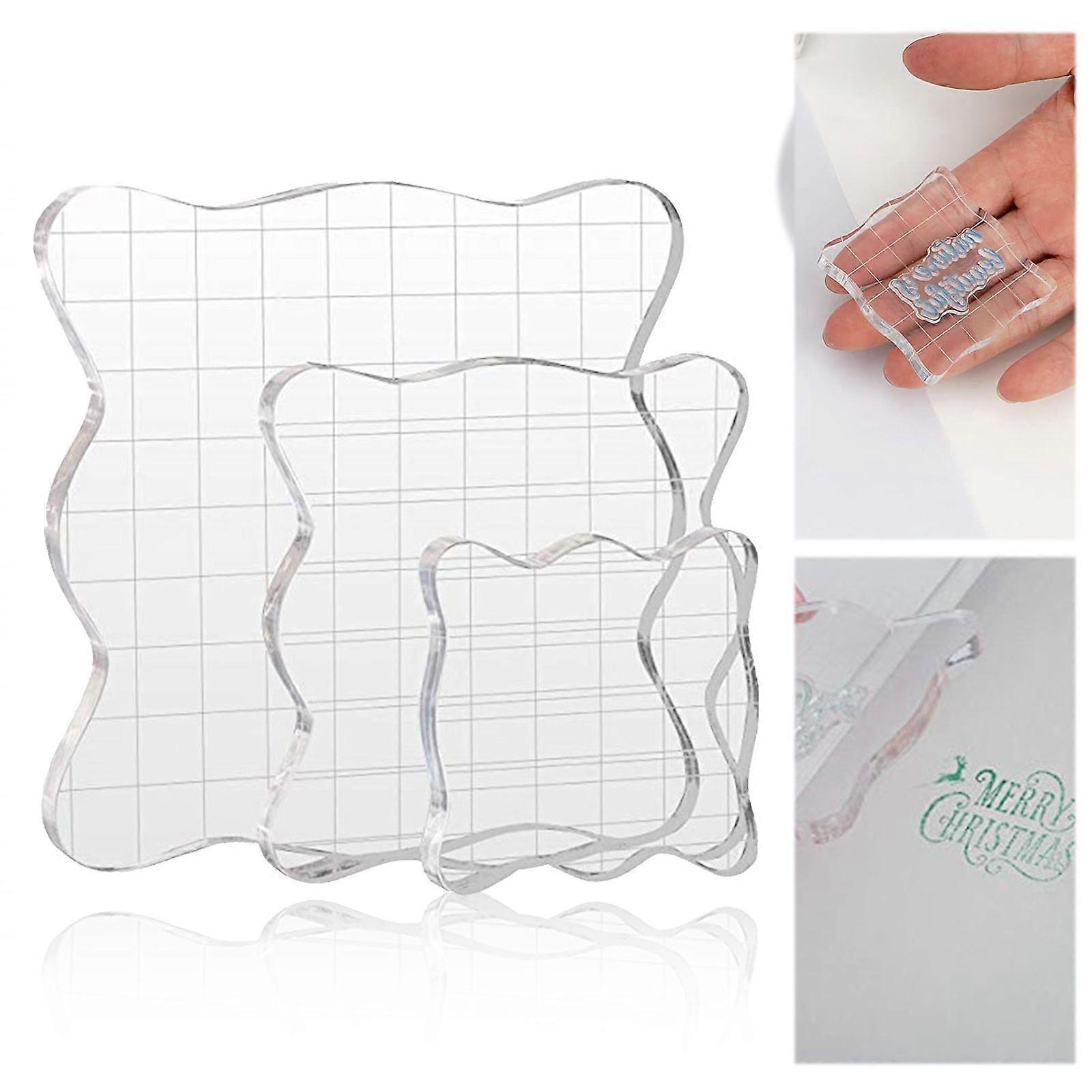 Grid Design, Easy Grip, Adjustable Positioning Stamping Blocks