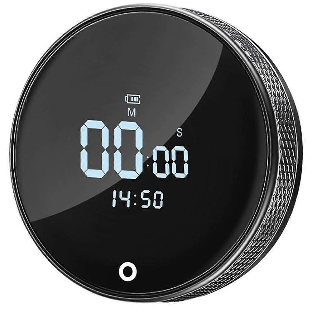 Magnetic Smart Timer Kitchen Rotatable Digital Timers with LED Display Volume Countdown Timer Alarm for Cooking Studying