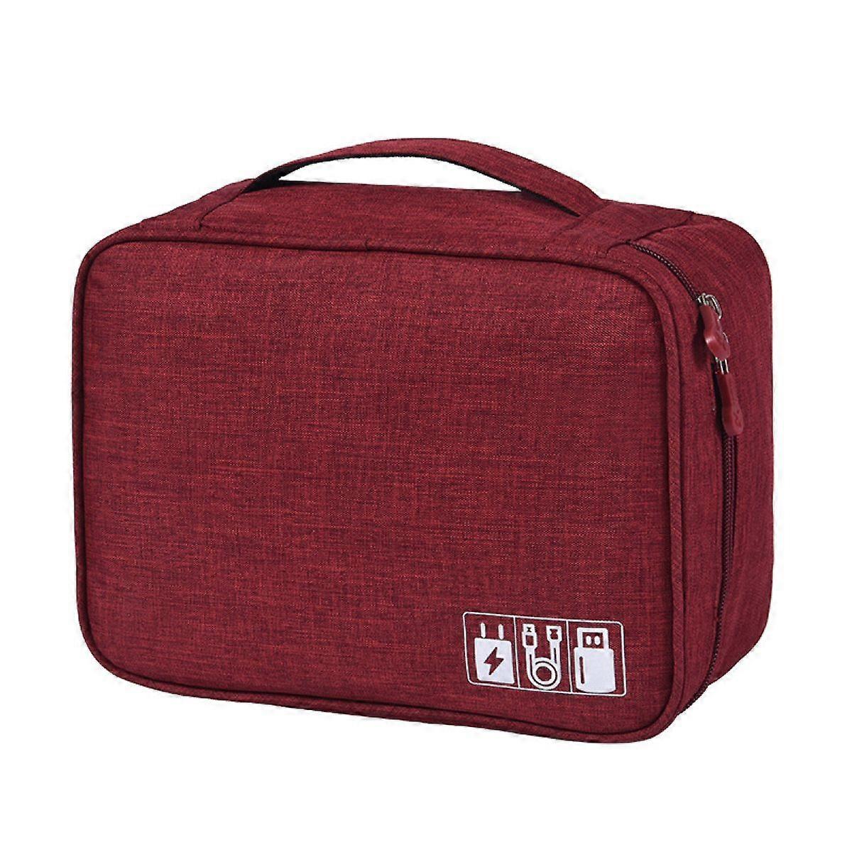 Durable Polyester Electronics Organizer Compact Travel Accessory