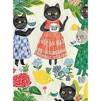 Jigsaw Puzzles for Adults The Whiskered Tea Society DDA113
