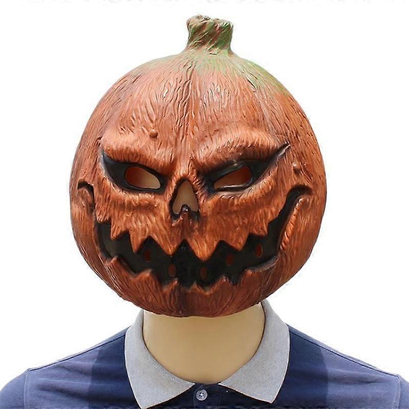 Barsinfi Halloween skummelt gresskar hode maske