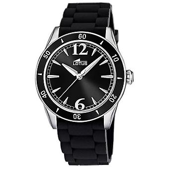 Lotus Quartz Analog Woman Watch with Silicone Bracelet L15796/3