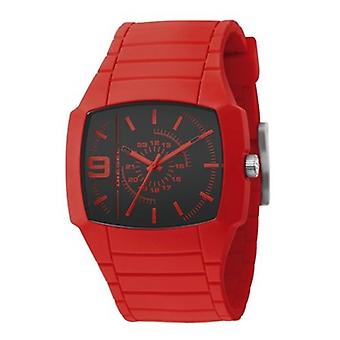 Diesel trojan Quartz Analog Man Watch with DZ1351 Rubber Bracelet