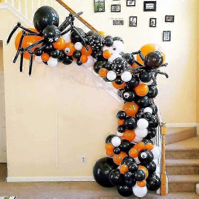 Black Purple Silver Halloween Balloon Kit