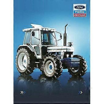 Vintage Ford 7810 Silver Jubilee Tractor Wooden puzzle BD-4210