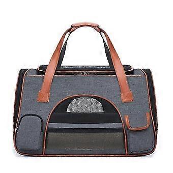 Portable Pet Bag Design Multiple Storage Pockets Cat Travel Handbag for Cats Puppy Rabbits and Other ZY-WHBYV