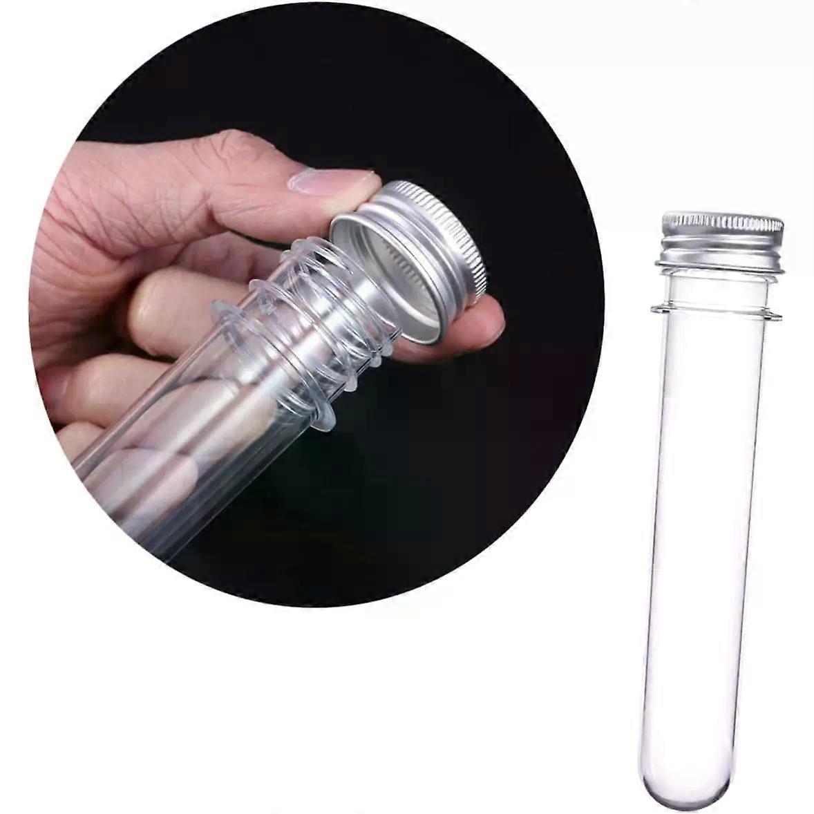 Plastic Test Tubes 12pcs 40ml with Screw Caps Reusable