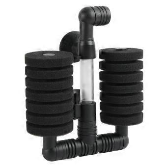 Aquarium Bio Sponge Filter Double Head Oxygenated High Density Porous   Fish     Filter