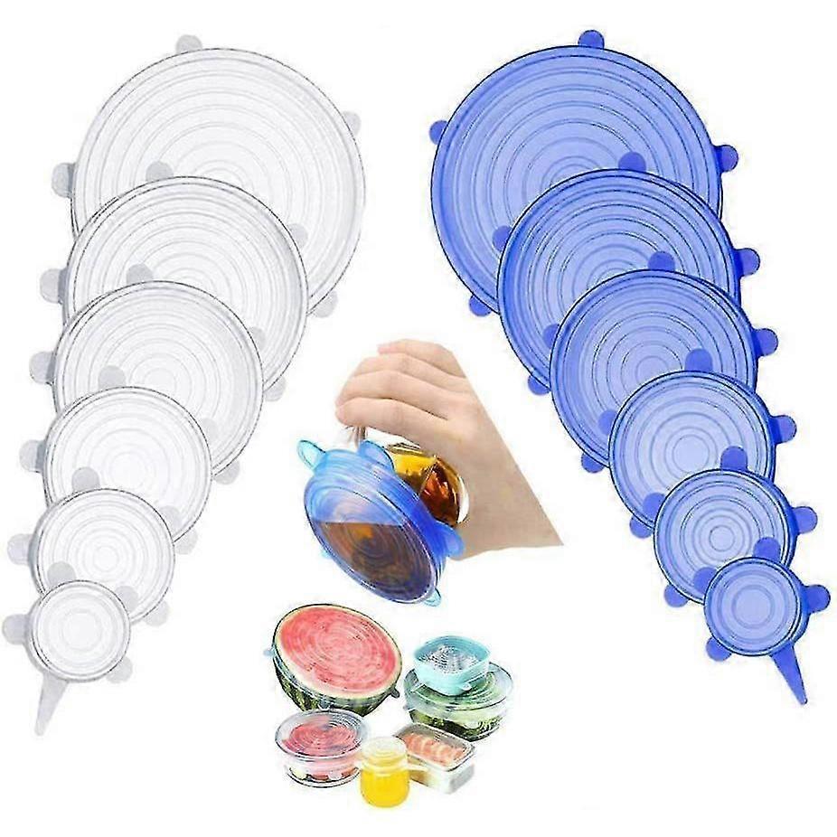 Microwave Safe Silicone Lids 12pcs