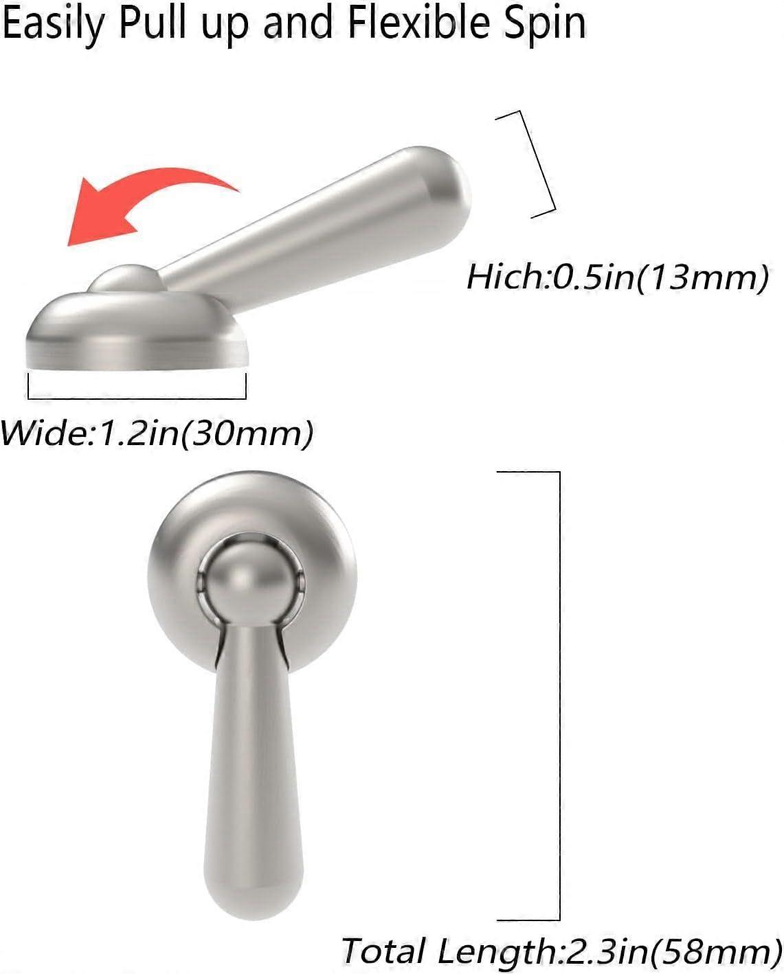 10 Pack Brushed Satin Nickel Kitchen Cabinet Knobs, Tear Drop Cabinet Knobs Kitchen Cabinet Hardware for Cupboard Drawer Knobs Dresser Knobs Brushed S