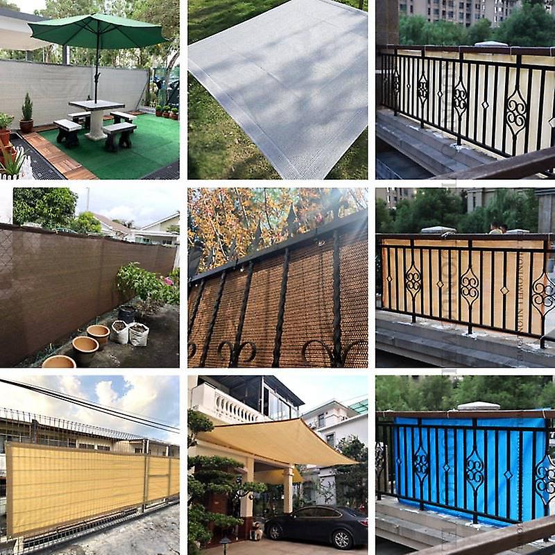 BALKON SICHTSCHUTZ ZAUN Windschutz Balkonsichtschutz Balkonumspannung Hdpe Matte 263565937904