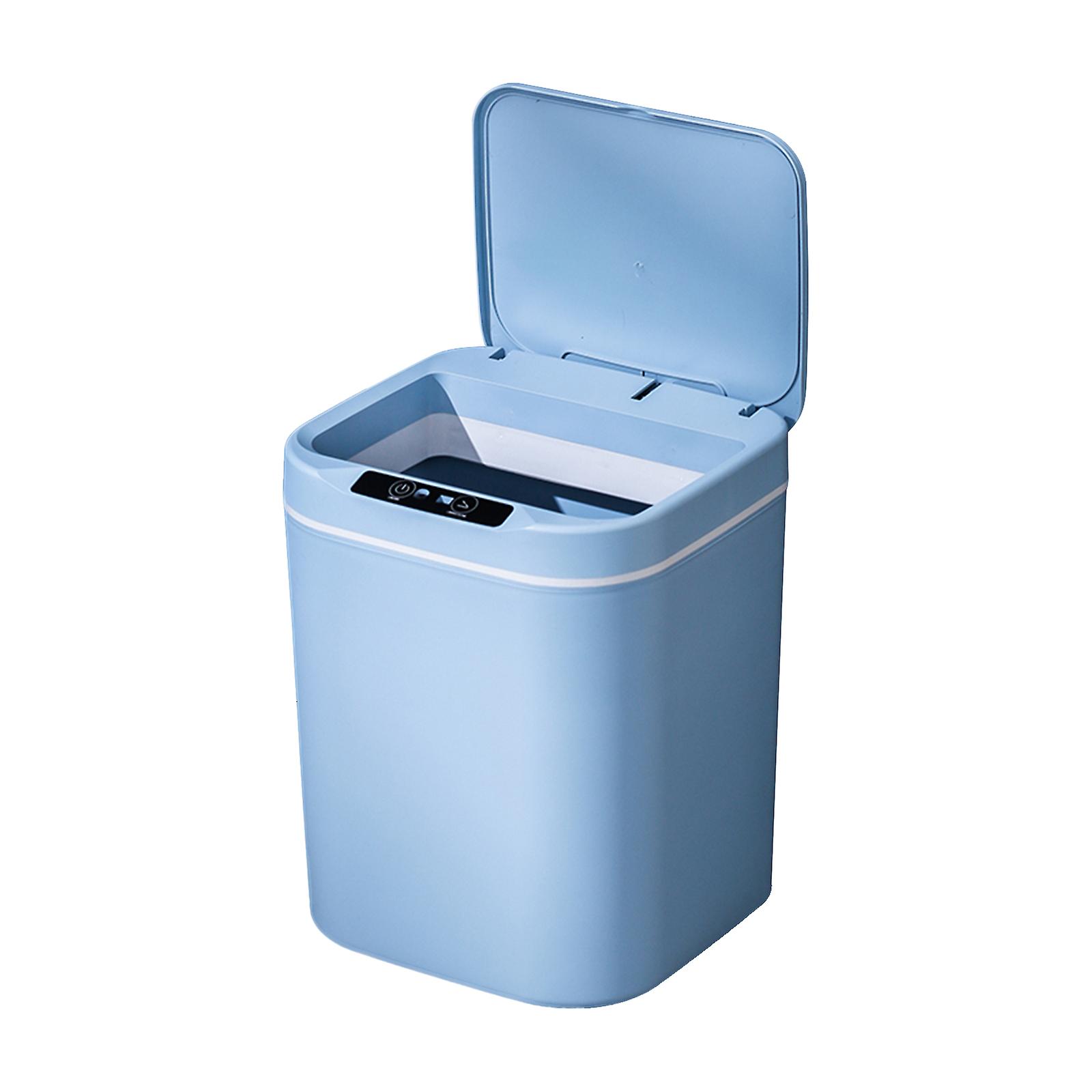 Touch-free Trash Cans Smart Knock Induction Trash Bin Automatic Garbage Can