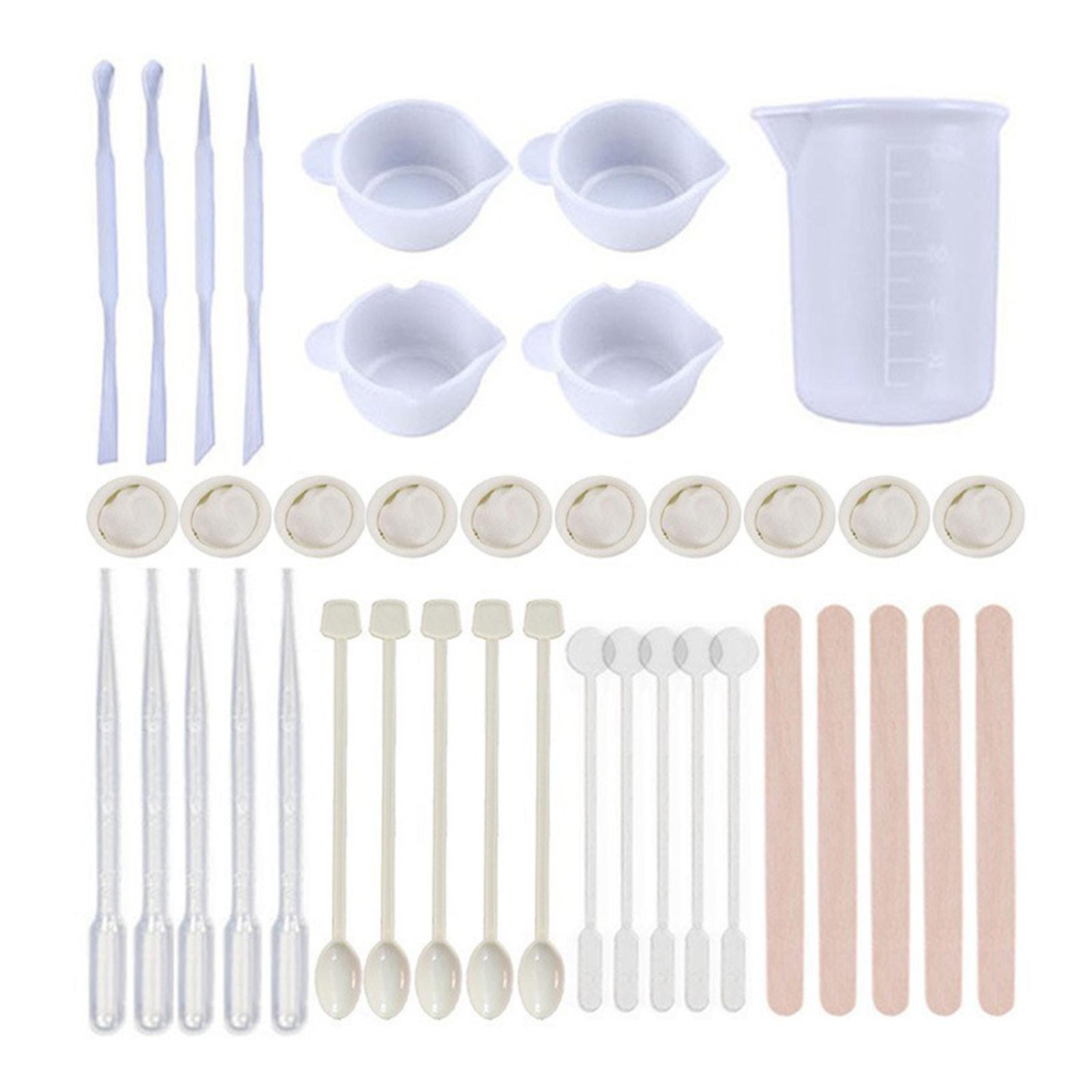 39pcs Diy Silicone Resin Measuring Cups Tool Kit