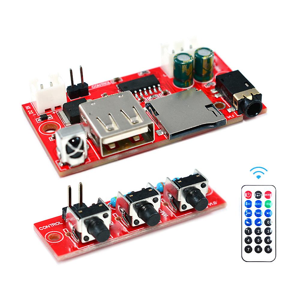 Tf Card Usb Mp3 Decoding Board Module 3.6-24v Mp3 Decoder Board Wav Lossless Decoder Board