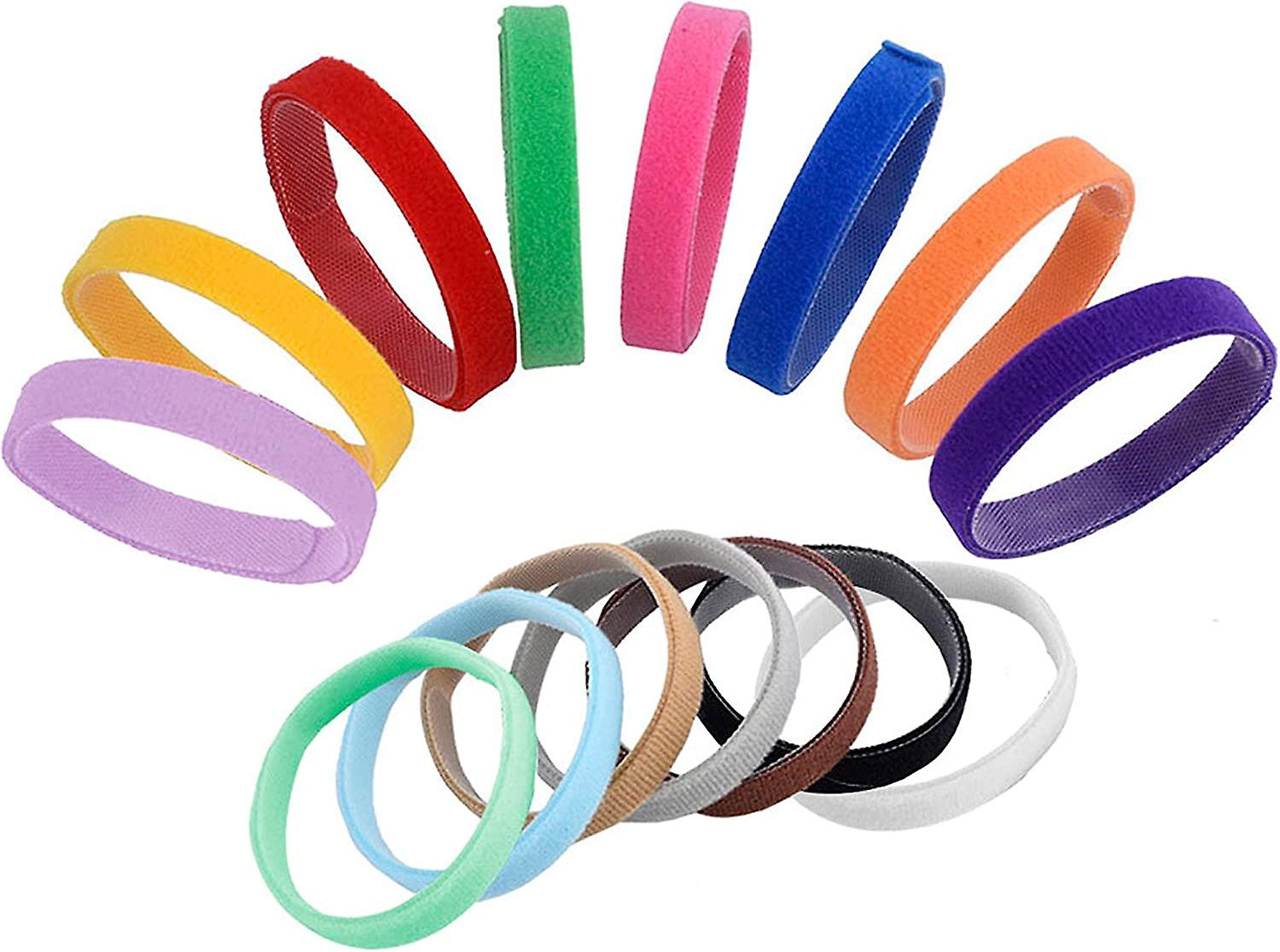15 Colors Whelping Puppies ID Pet Dog and Cat Collars Soft Adjustable Dog Strap Collars Set of 2