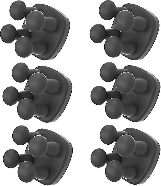 <p>6 Pack Multifunction Wall Hook，Silicone Toothbrush Holder</p>