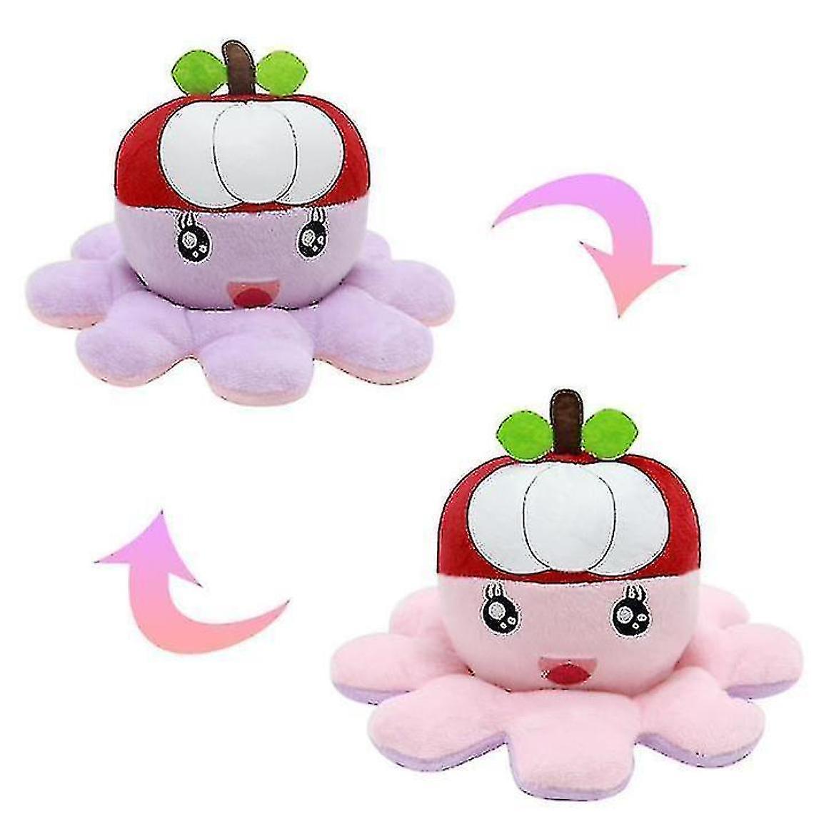 Reversible Stuffed Animal Plush Double-sided Flip Plush To Show Your Emotions Group 2
